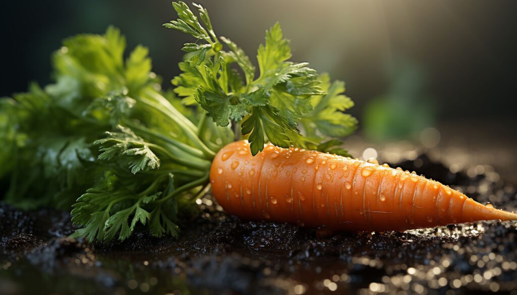 Сочная и красивая морковь